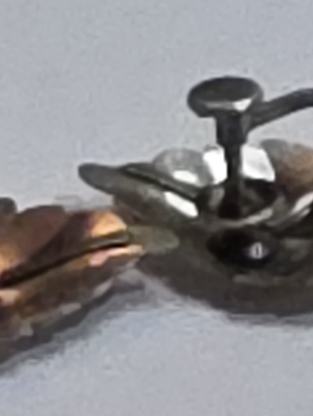 HSB VINTAGE  STERLING 925 SCREWBACK EARRINGS - Picture 4 of 5